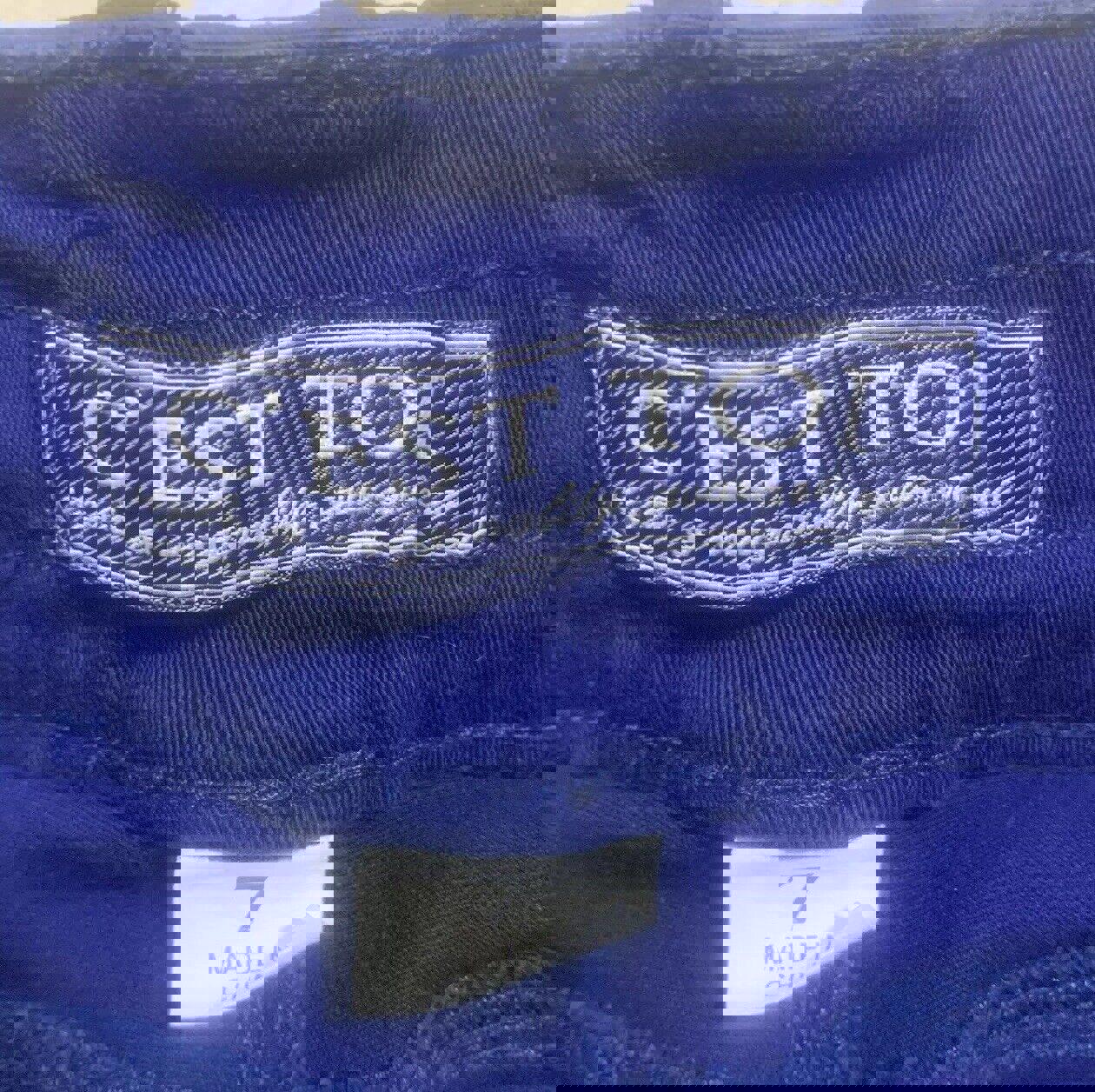 C est Toi Jeans para mujer talla 7 azul juvenil Royal Denim