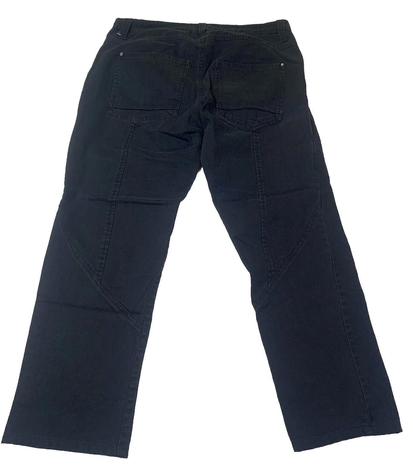 Vaqueros Zack Fifth Avenue para hombre, talla 34, color negro