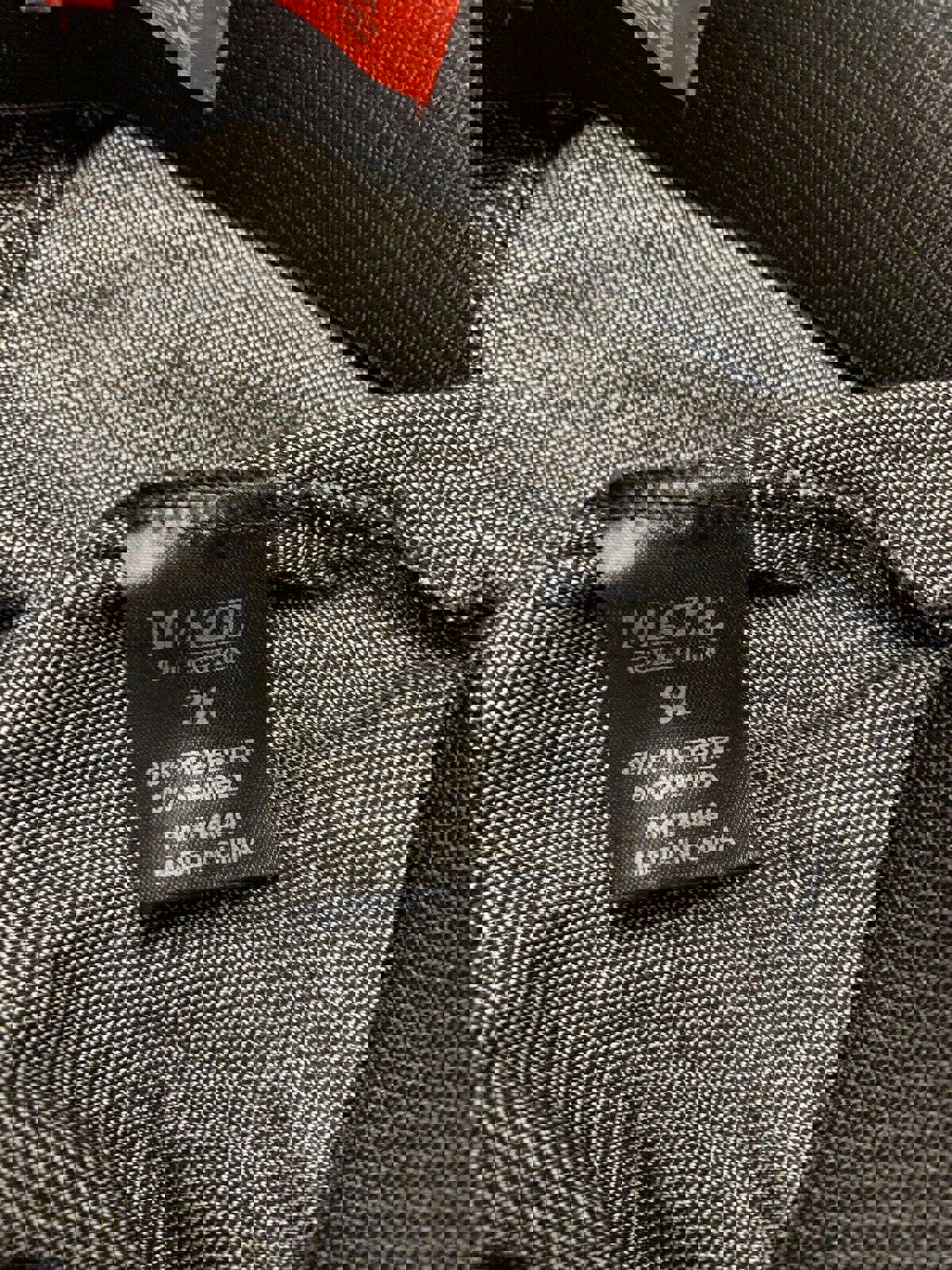 Pantalones Maze Collection para mujer, talla 3X, negros, a cuadros, elásticos y cosidos