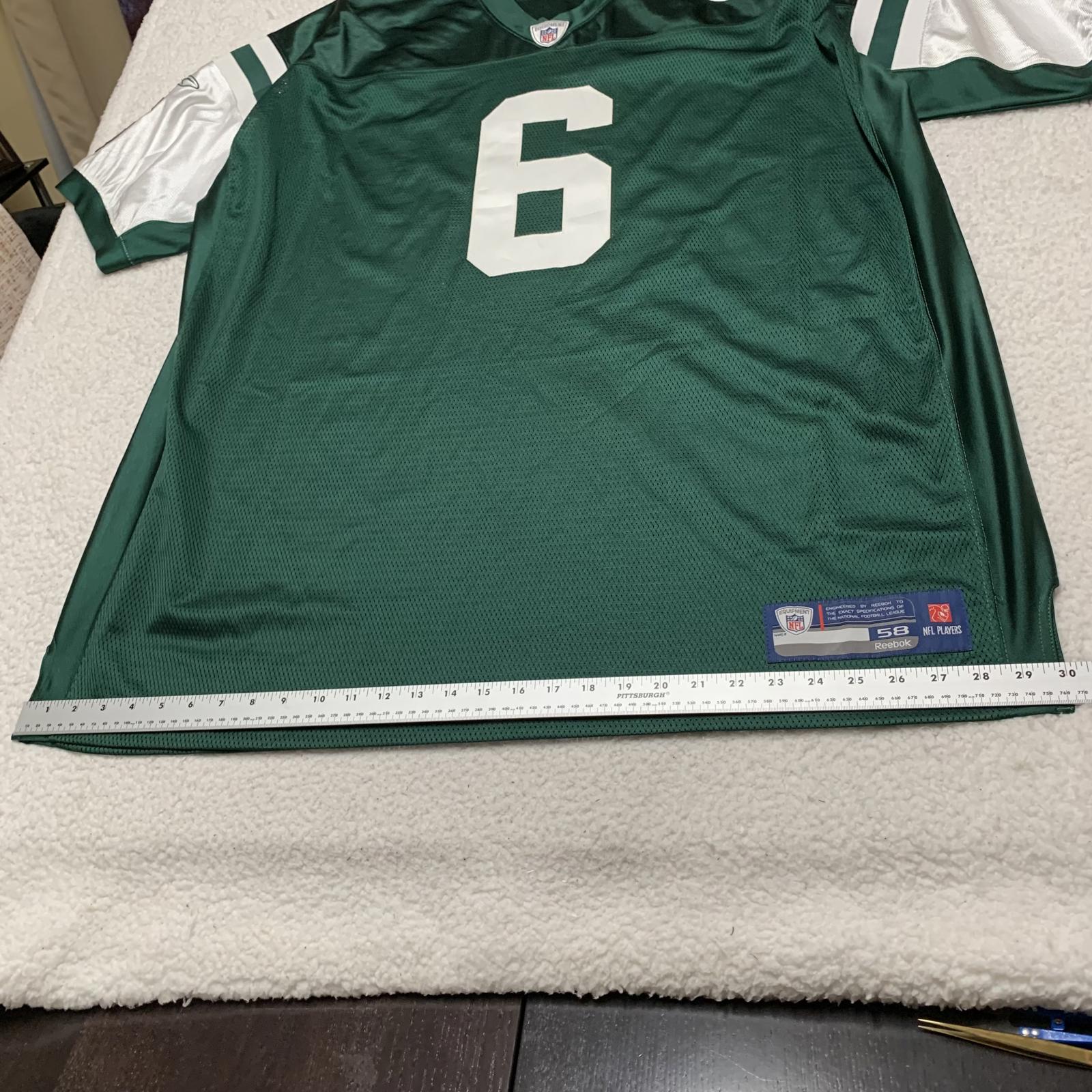 Camiseta Reebok New York Jets Mark Sanchez #6 Talla 58 Fútbol NFL Campo