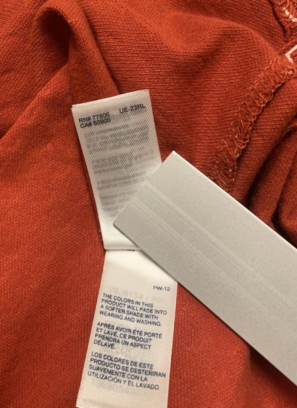 Polo Tommy Hilfiger XXL XXG TTG para hombre, rojo/naranja