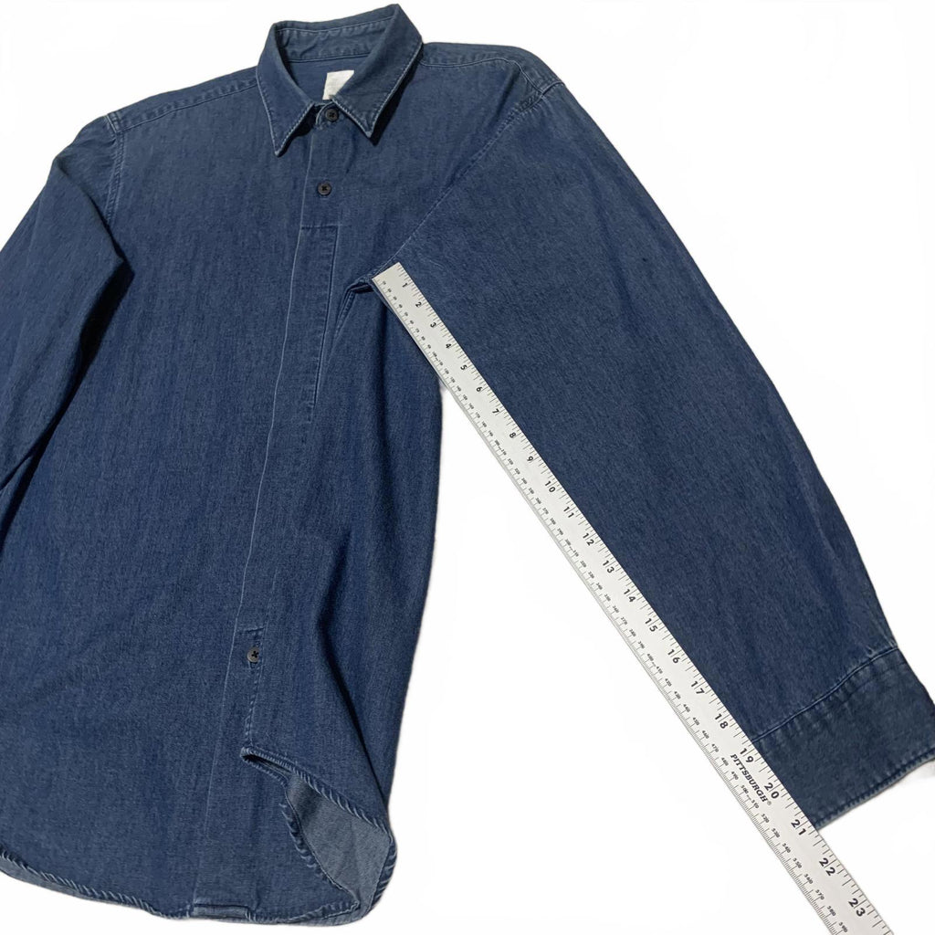 Camisa vaquera clásica VTG de los años 90 de Bill Robinson para hombre, talla M, fabricada en Hong Kong.