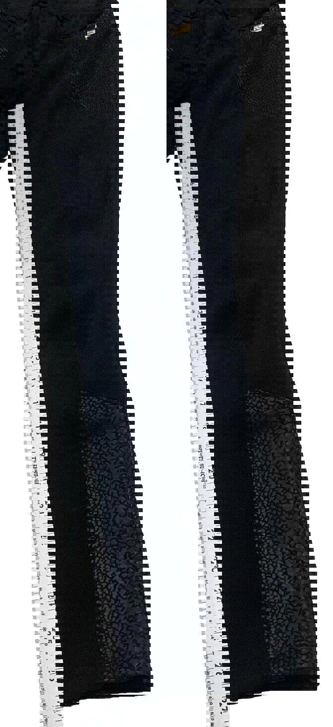 Pantalones negros con estampado de serpiente para mujer de Andrew Marc NY M