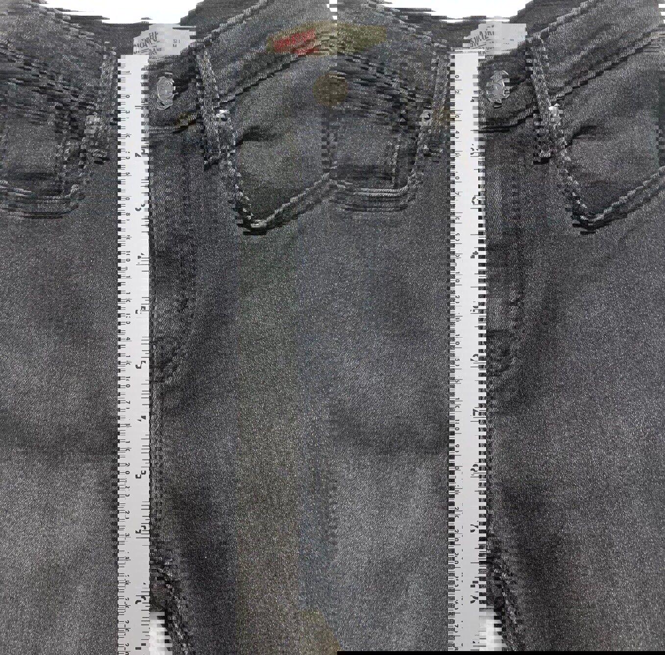 Levi Strauss Signature Boy 14R Vaqueros ajustados en gris carbón