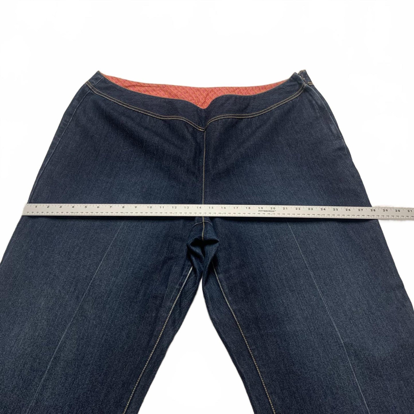 Sigrid Olsen Women's Sz 20 W Denim Jeans  Wide-Leg 44 x 30
