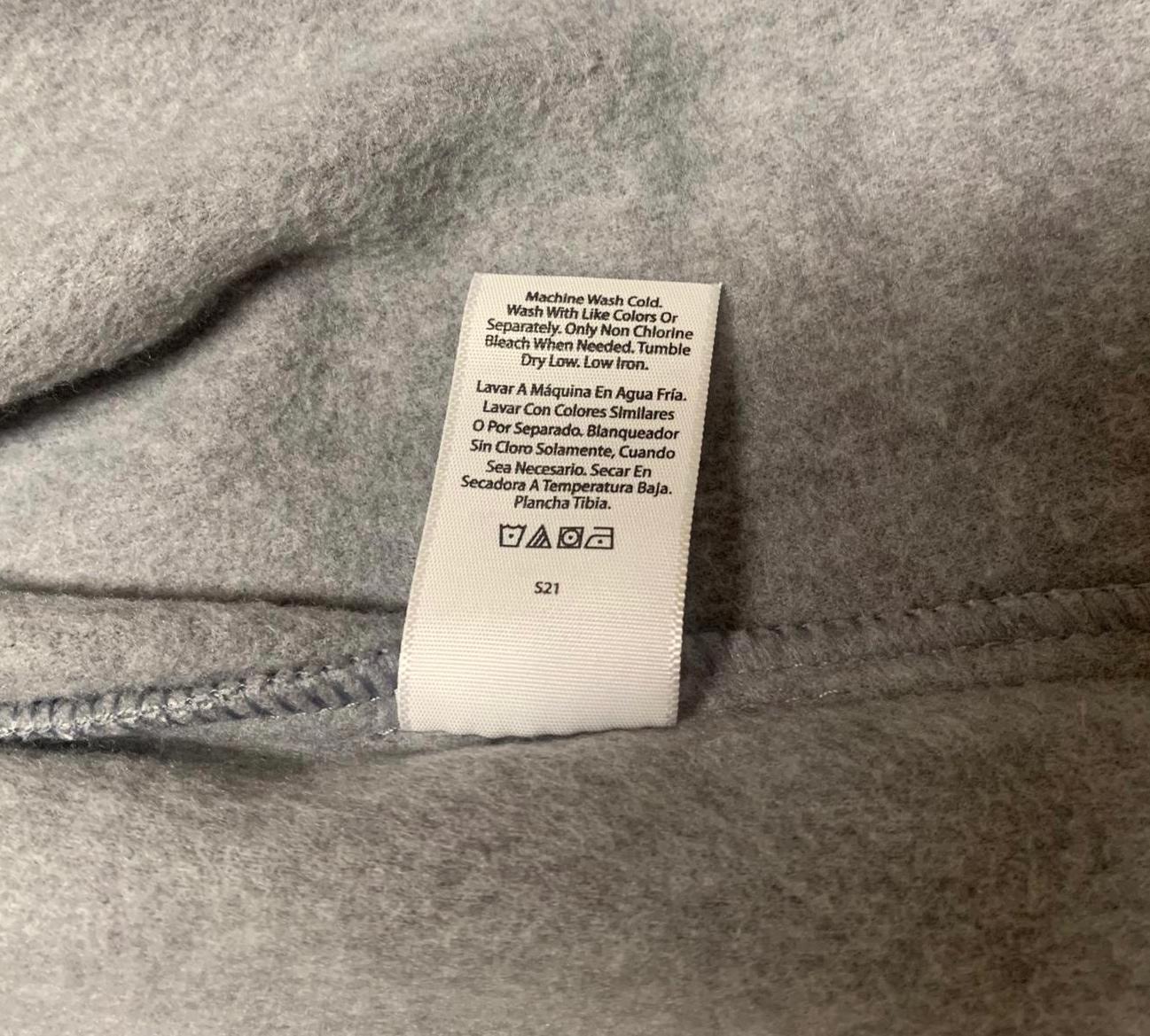 Camisa de franela abotonada gris George para hombre, talla mediana (38-40)