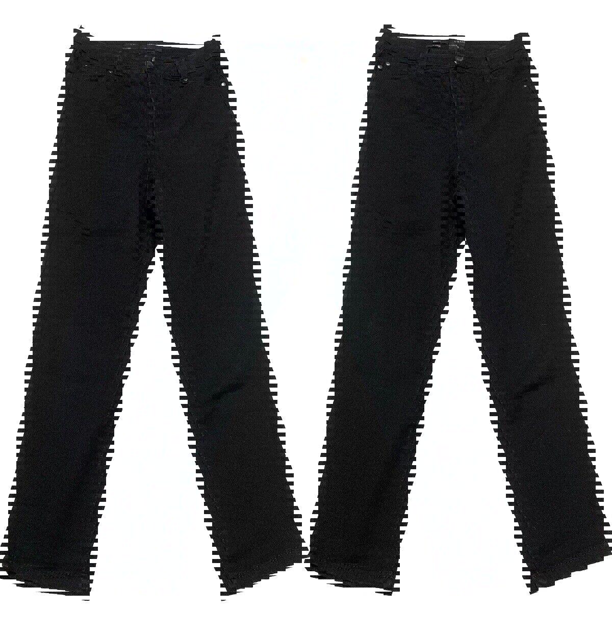 Charter Club Bristol Capri Pants Women’s Size 18 Mid Rise Black Jeans