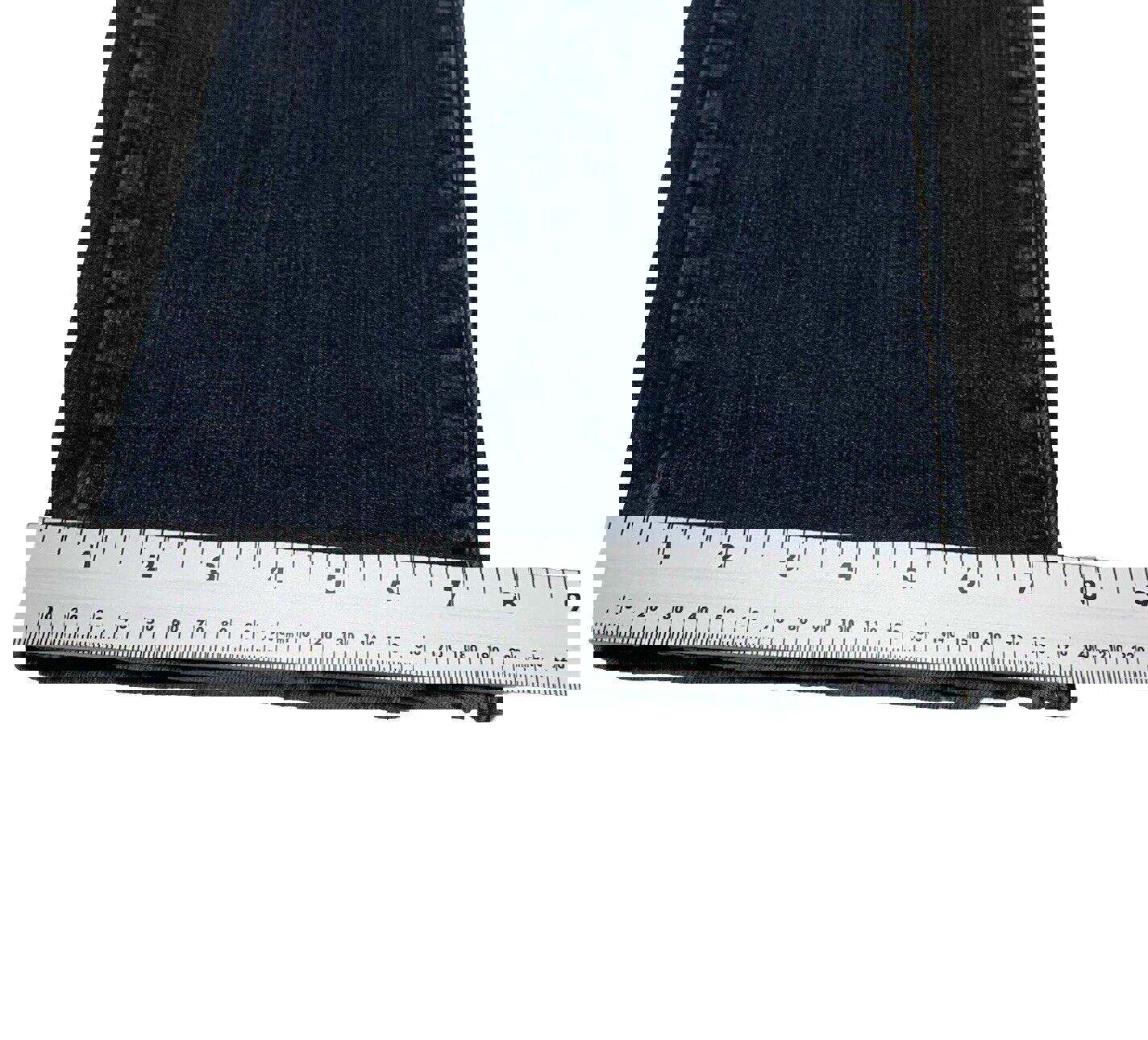 Vaqueros rectos American Eagle Outfitters para hombre, denim flexible con lavado azul oscuro, talla 32/34