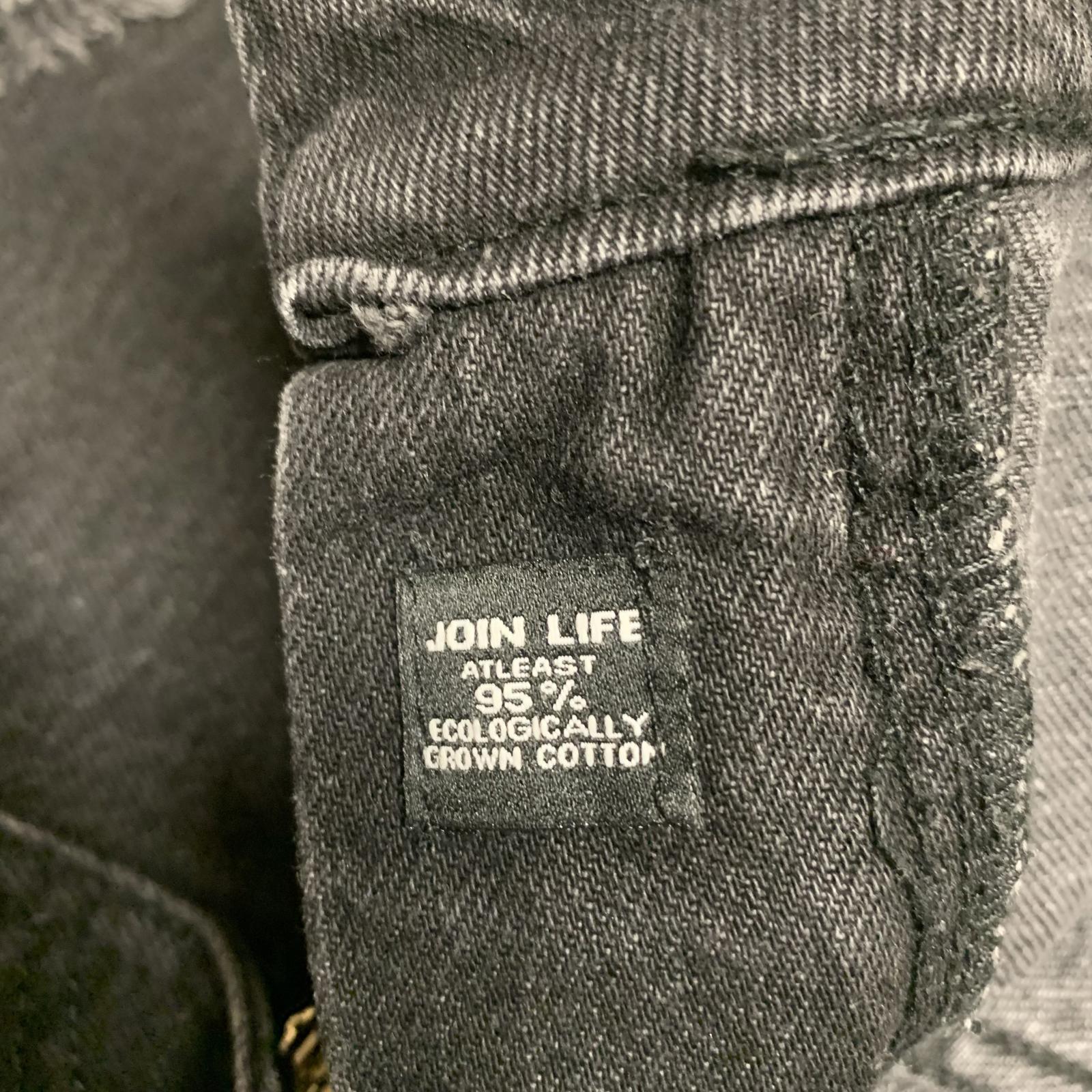 Shorts vaqueros desgastados negros de tiro alto para mujer de Zara, talla 12, estilo festival grunge