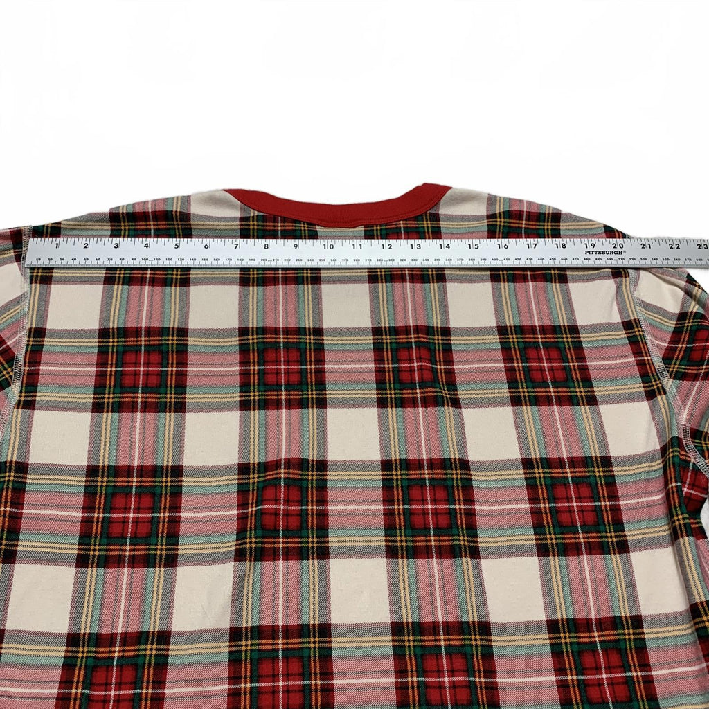 Camisa de manga larga a cuadros rojos de Hanna Andersson, talla XXL, para mujer, de algodón orgánico