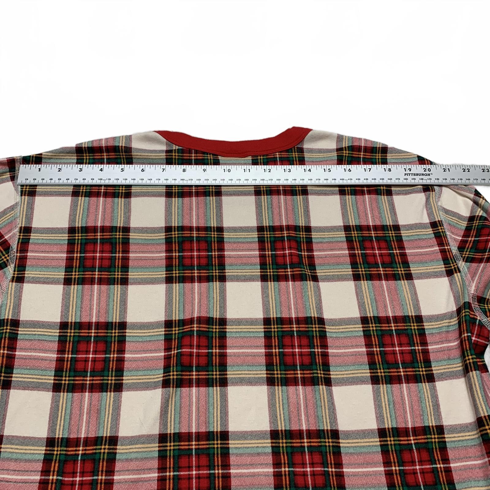 Camisa de manga larga a cuadros rojos de Hanna Andersson, talla XXL, para mujer, de algodón orgánico