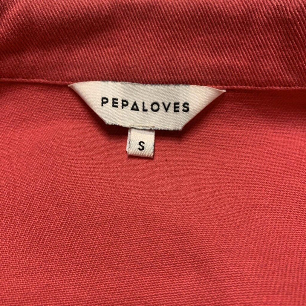 Chaqueta vaquera pequeña color arándano para mujer de Anthropologie Pepaloves