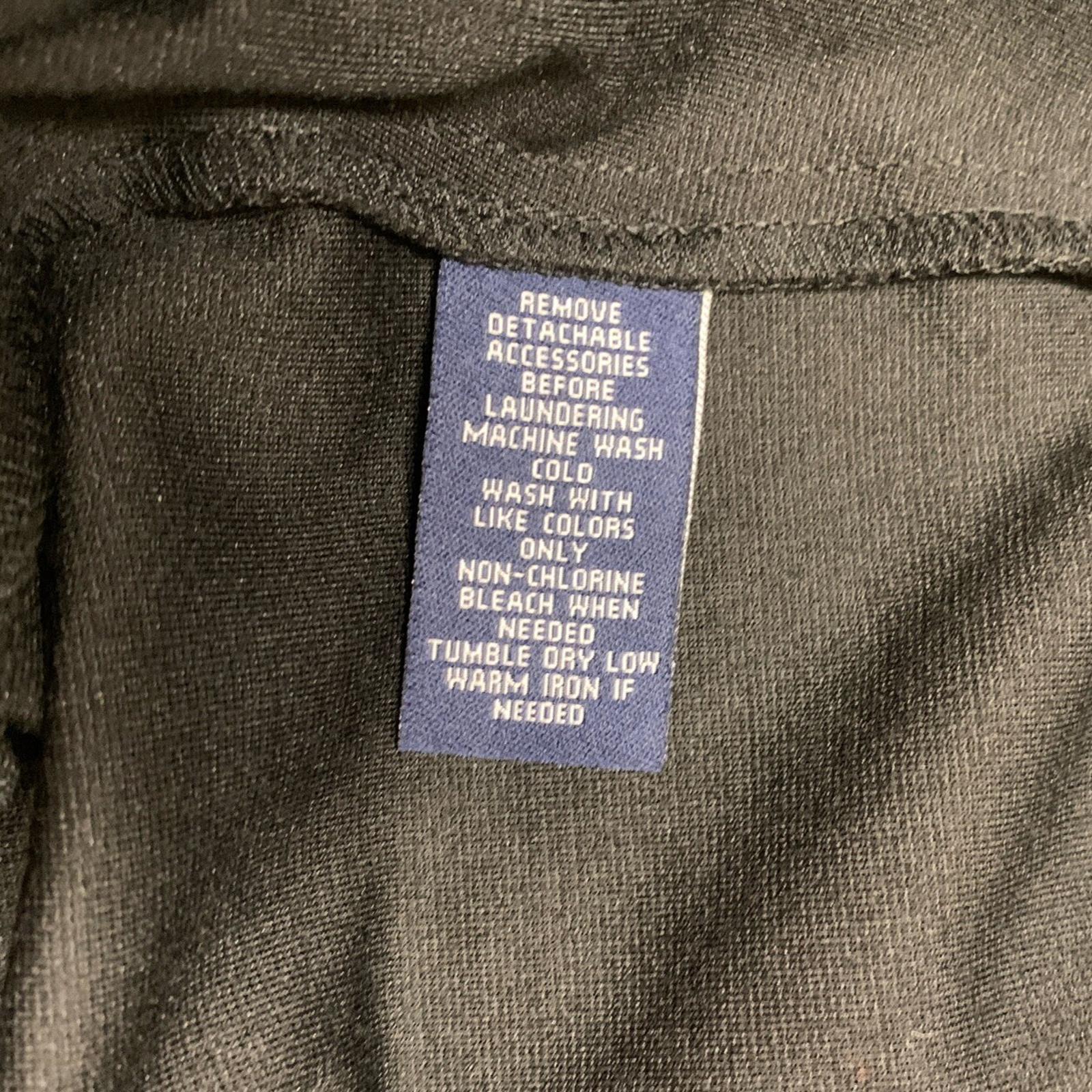 Falda tubo negra con trabillas para cinturón y cremallera lateral hasta la rodilla, talla 8, para mujer