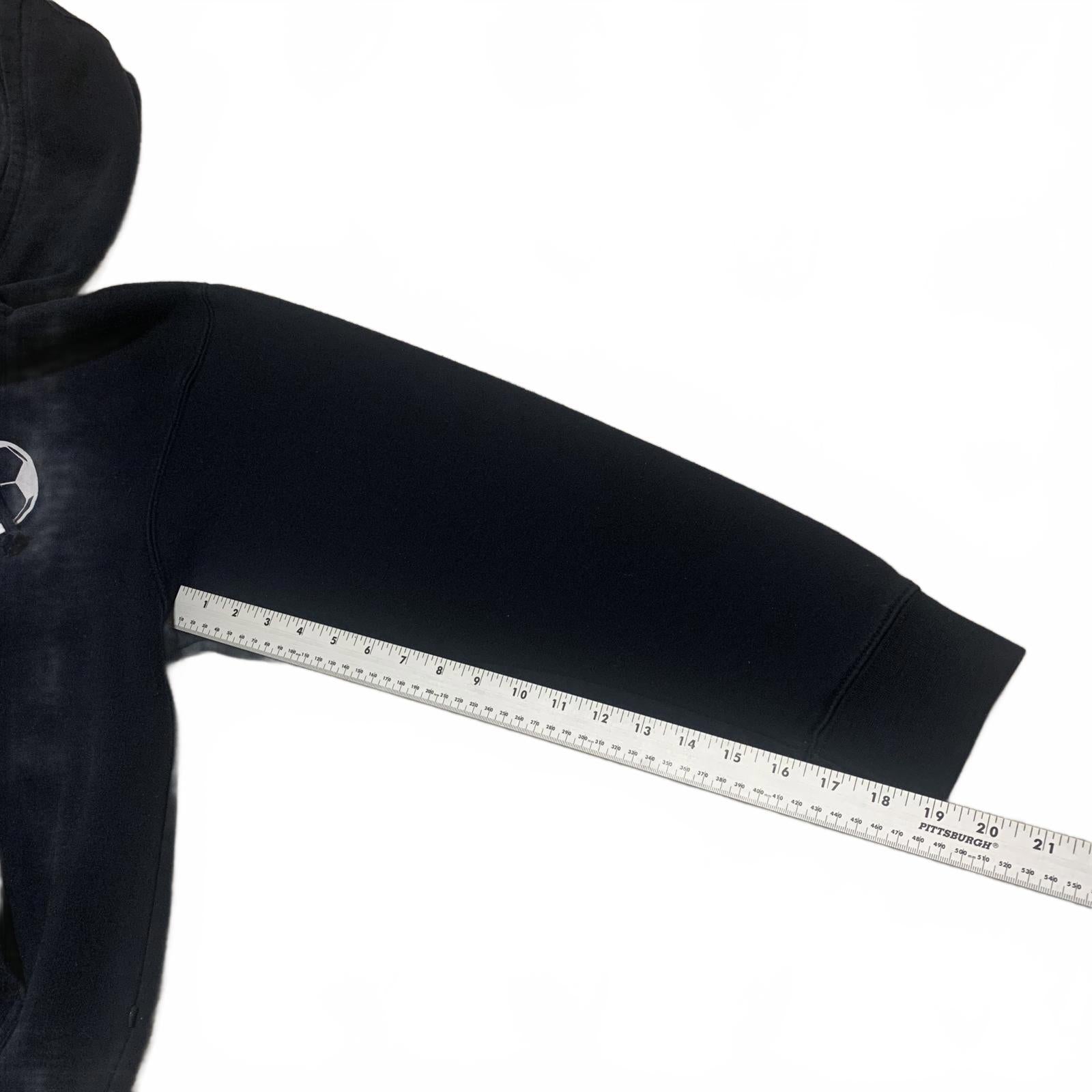 Sudadera con capucha de fútbol de los Pennant Panthers, unisex, talla M, color negro