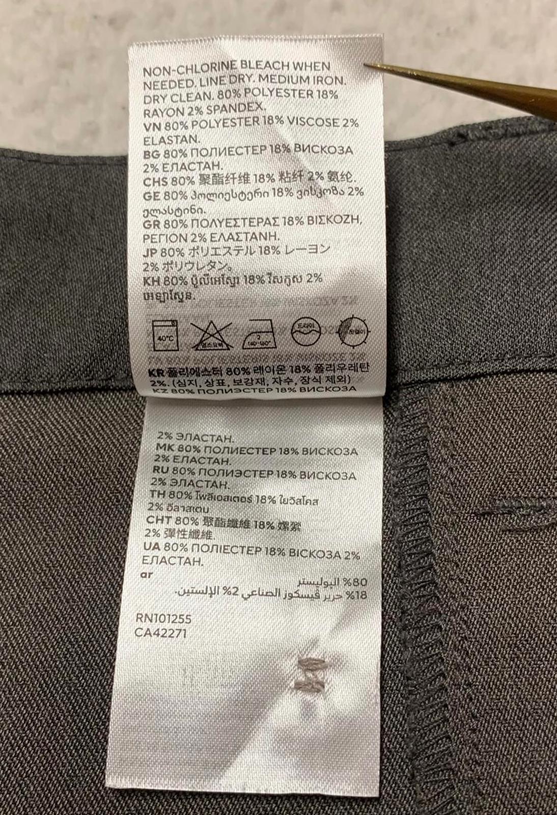 Minifalda plisada gris para mujer, talla XL, colección Conscious de H&amp;M, W42