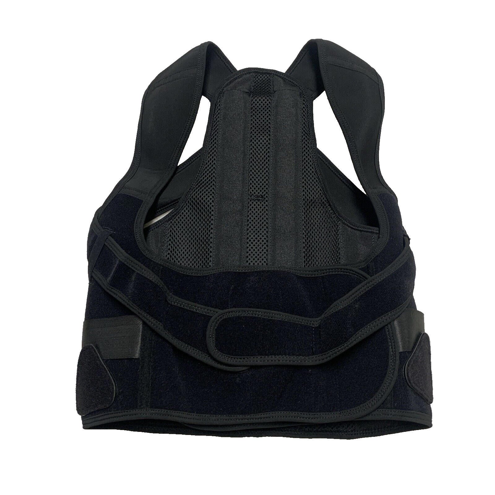 Corrector de postura Shaperky unisex para hombre y mujer, talla pequeña y mediana, color negro