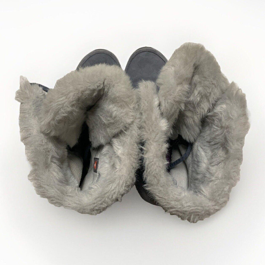 Botas de invierno Prima Loft de piel sintética gris de ante para mujer, talla 10, de The North Face