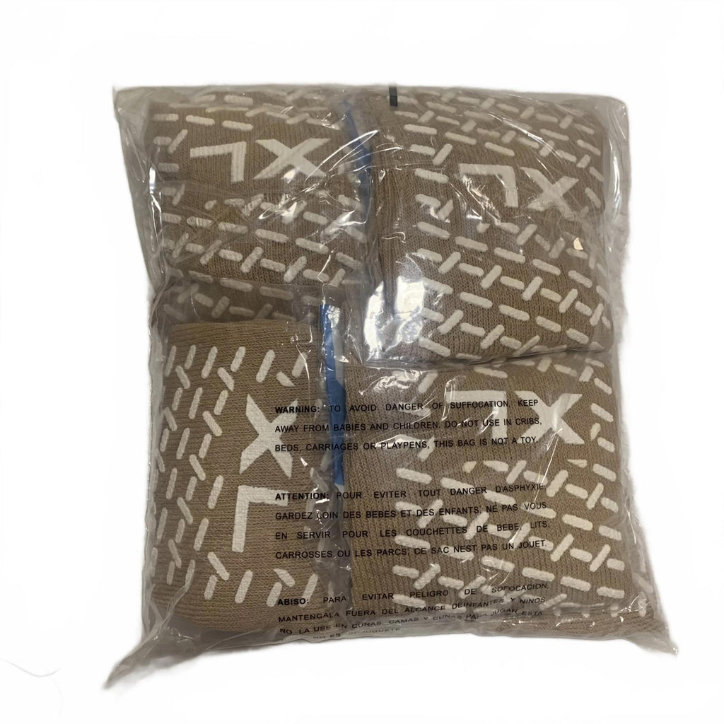 Pantuflas Medline de doble tirante, talla extragrande, color beige, 8 pares.