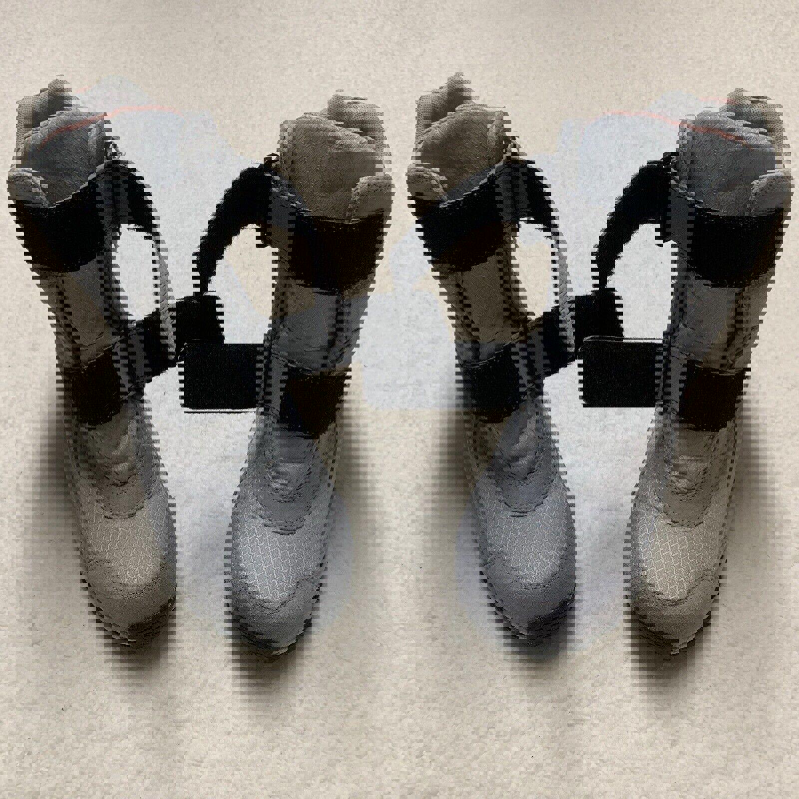 Botas de nieve Columbia para jóvenes, talla 5, impermeables, de invierno, Omni-Grip, gris y rosa