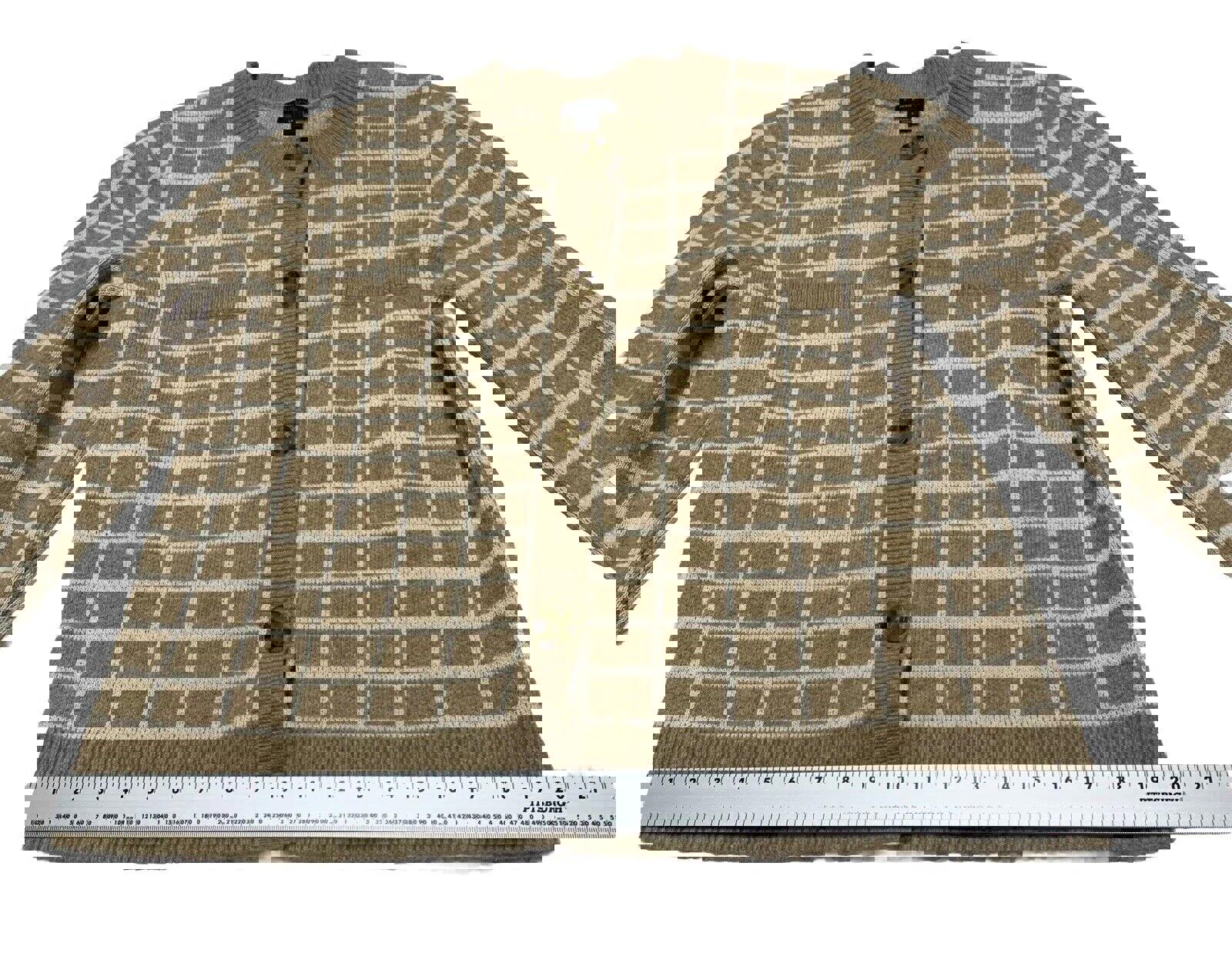 Chaqueta tipo suéter beige tostado grande para mujer de Ann Taylor