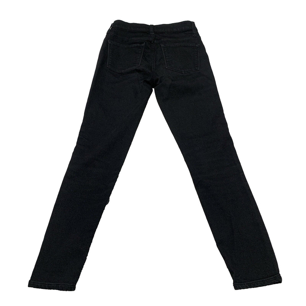 Vaqueros ajustados de tiro alto J.Crew para mujer, talla 27, negros, elásticos