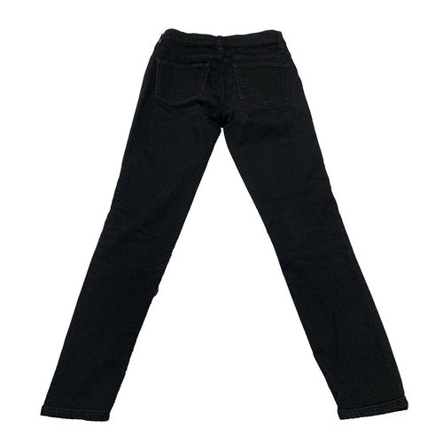 Vaqueros ajustados de tiro alto J.Crew para mujer, talla 27, negros, elásticos