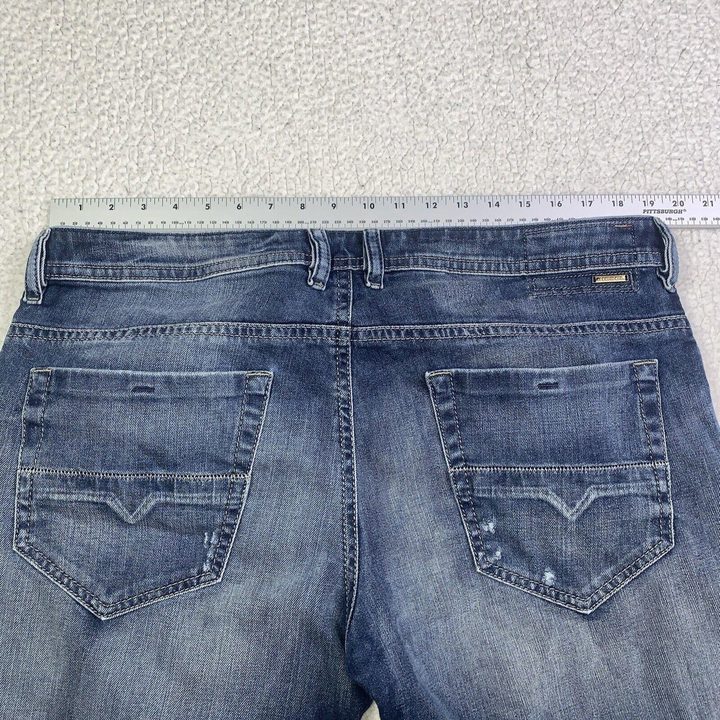 Men Diesel Thommer Jeans Size 38x32 Blue  Skinny 084DD