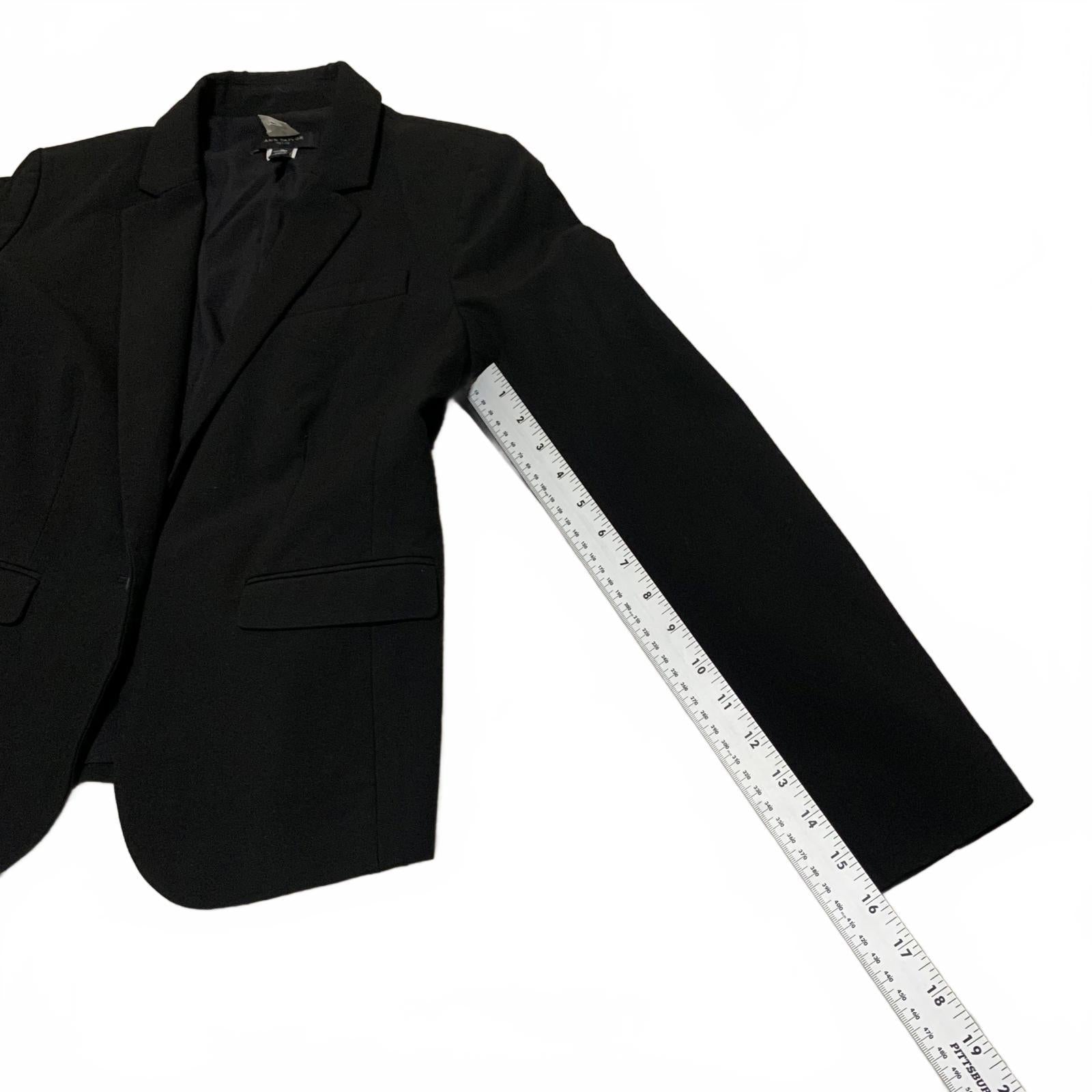 Chaqueta blazer negra Ann Taylor para mujer, talla 2, talla pequeña