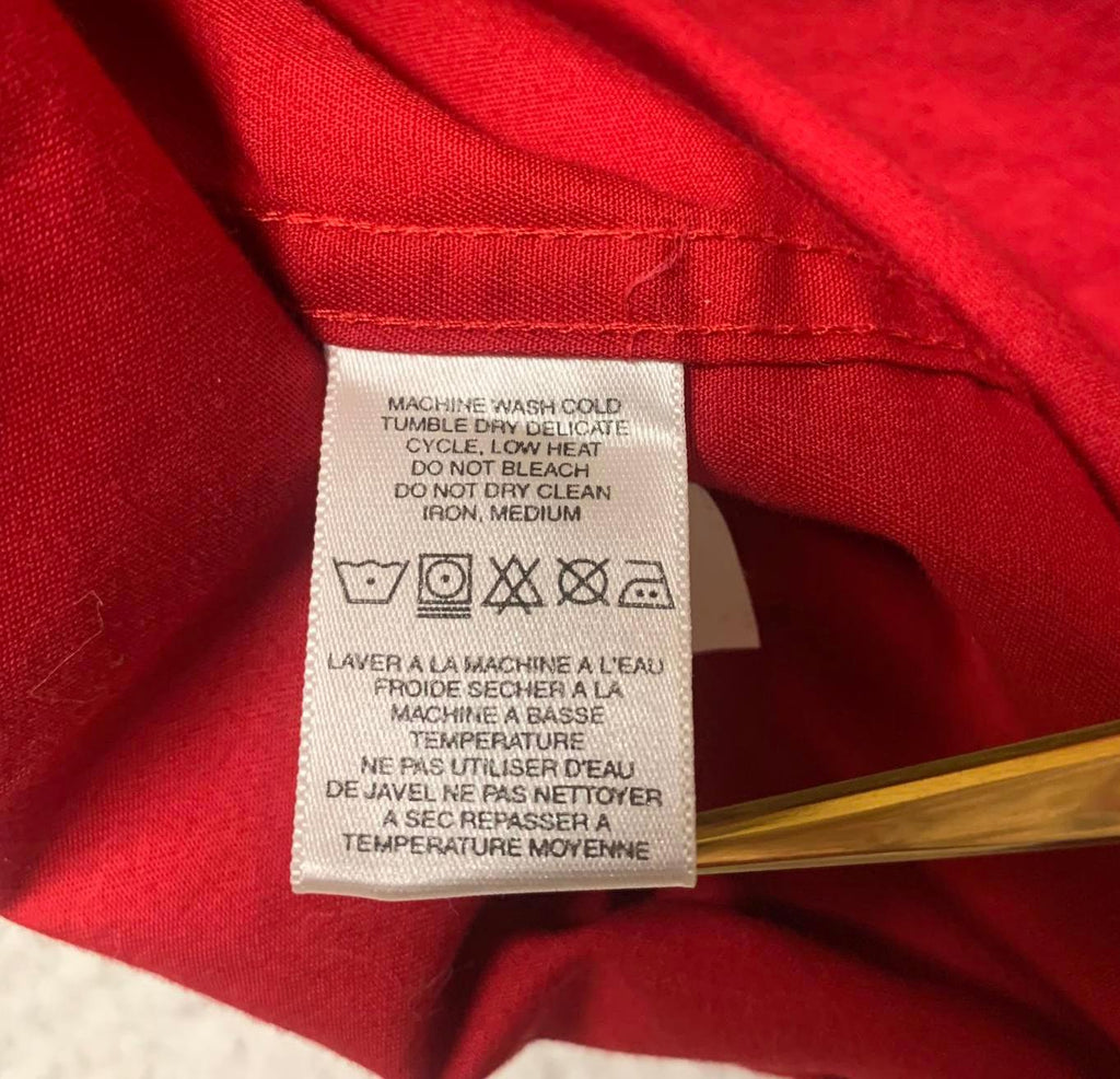 Camisa Munsingwear para hombre, con botones rojos, resistente a las arrugas, talla 3X