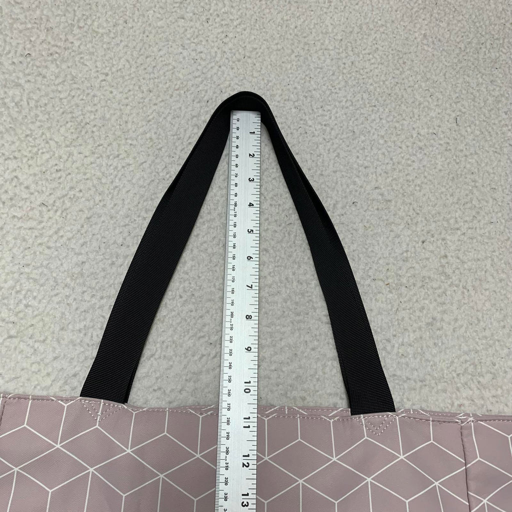 Bolso tote utilitario de hombro para mujer Esván con estampado floral lila