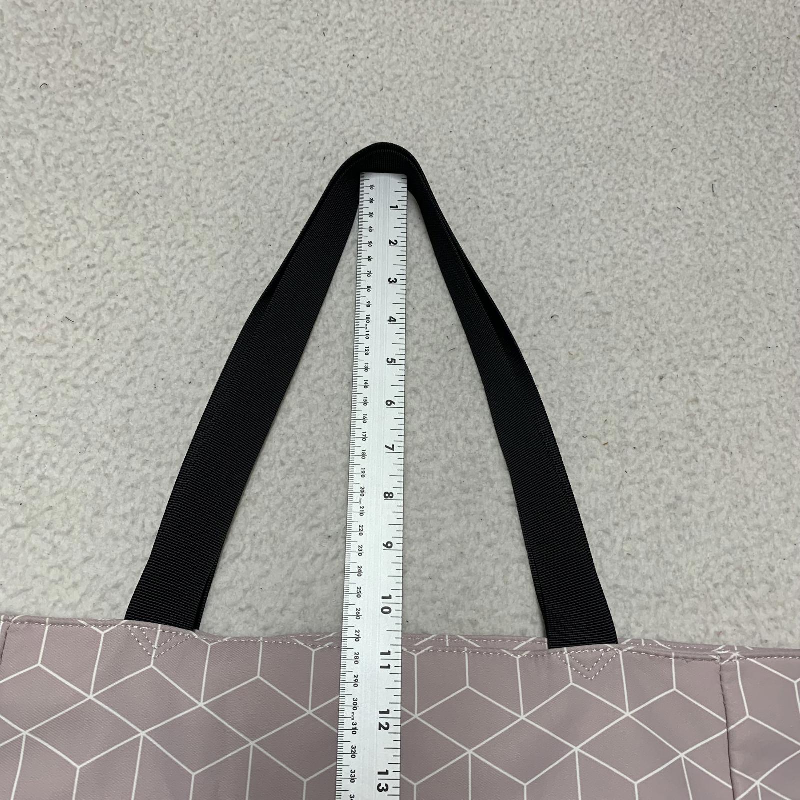 Bolso tote utilitario de hombro para mujer Esván con estampado floral lila