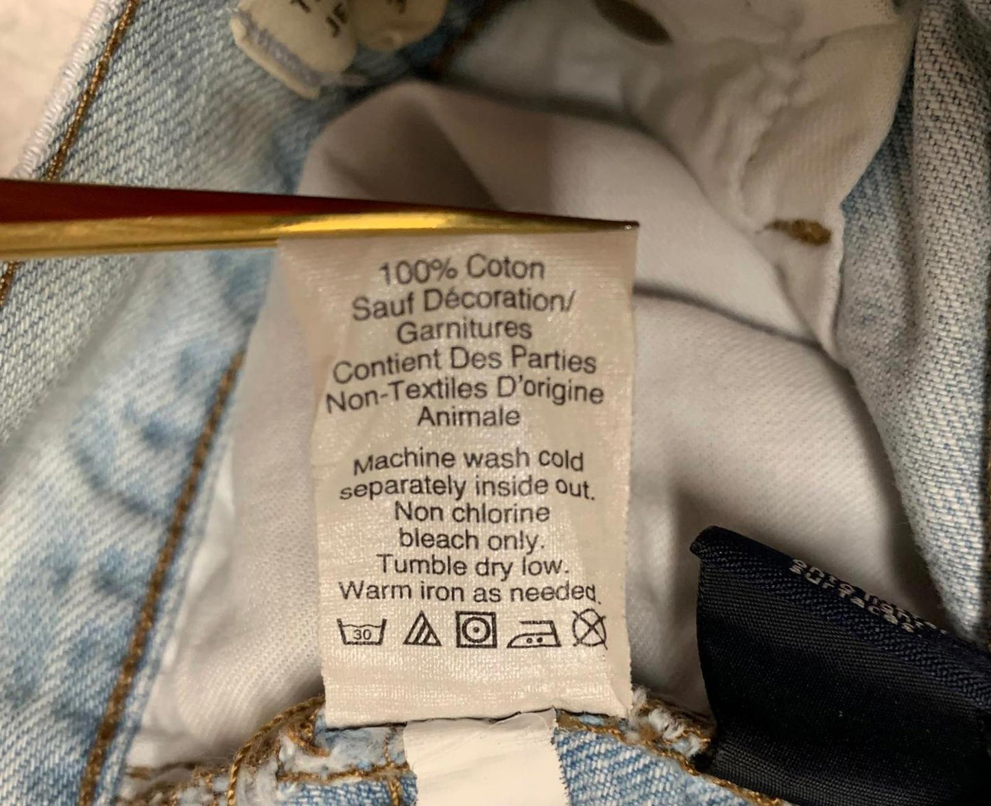 Madewell Embroidered Denim Cutoff Shorts Vintage Style Sz 30