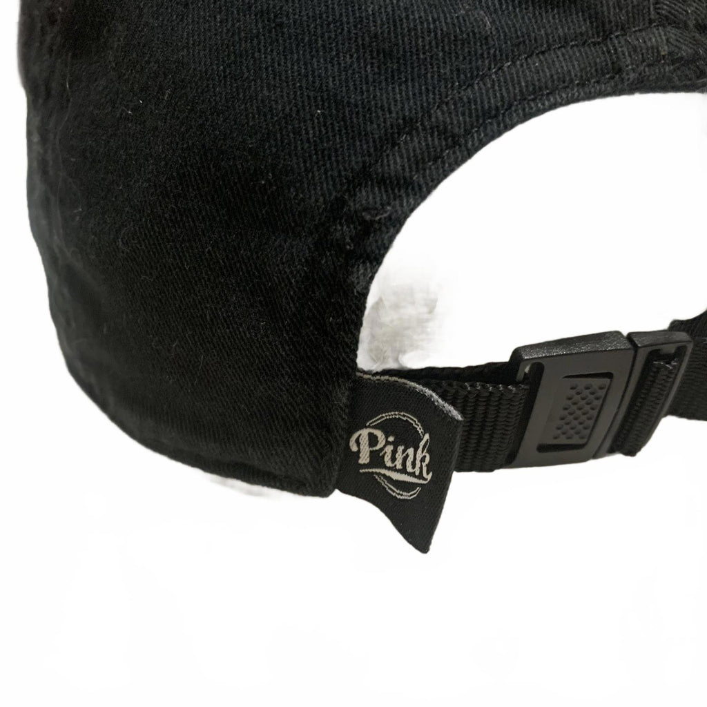 Gorra de béisbol rosa para mujer, talla única, negra, con bordado Beach Please