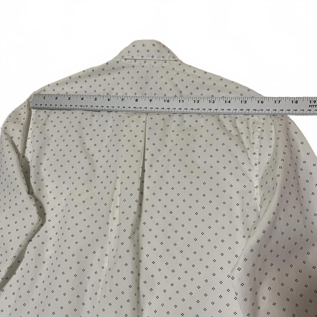 J.Crew Classic Men's Size Small White Button-Up Stretch Shirt