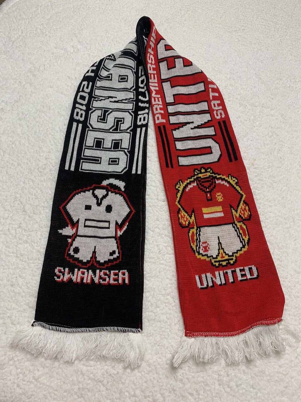 Bufanda del Manchester United Fútbol 2017-2018 Teatro de los Sueños Old Trafford