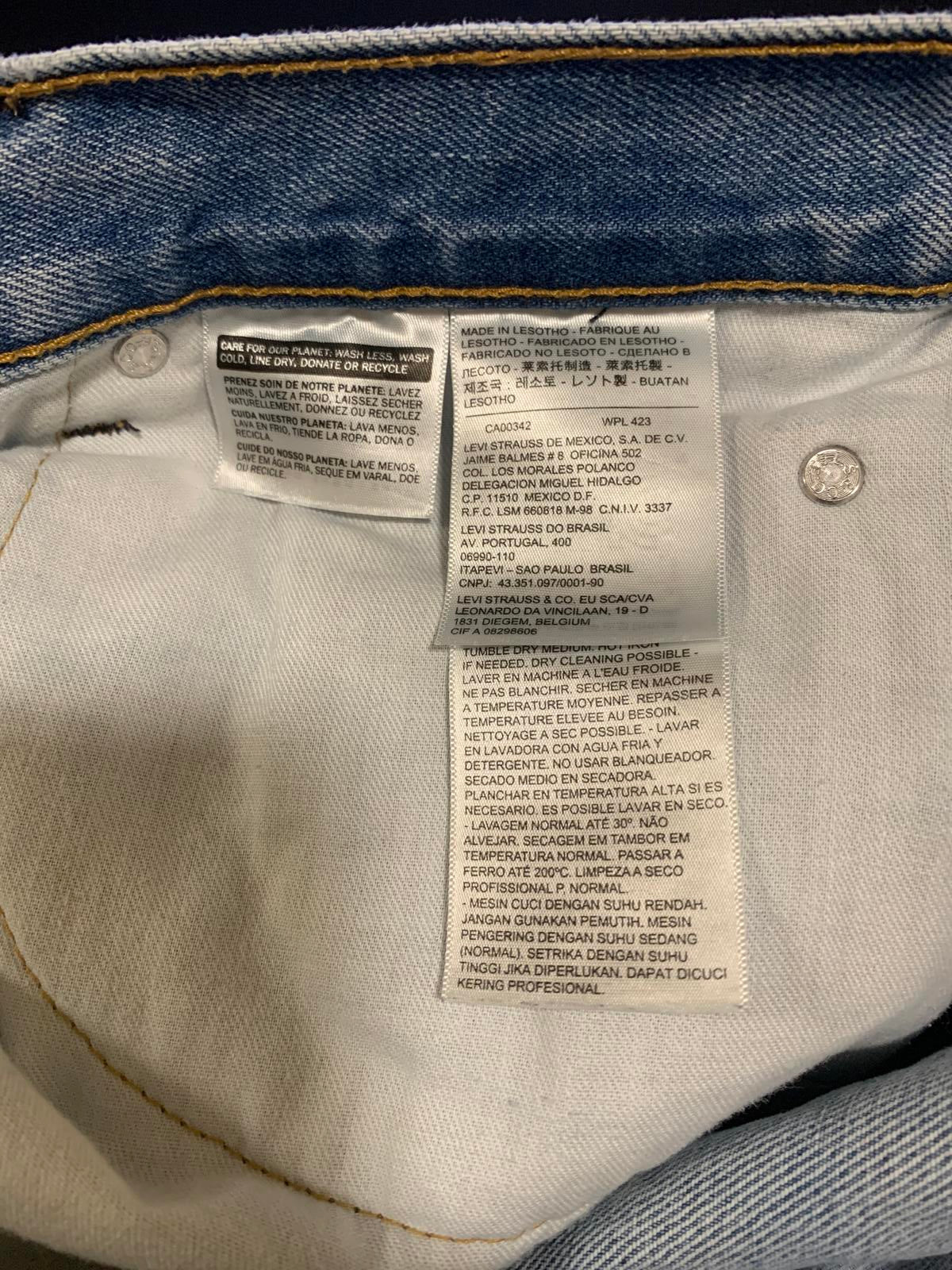 Levi’s 550 Men's Altered Blue Sz 42 Denim Shorts W41.5  Actual