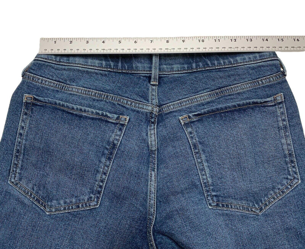 Vaqueros rectos azules de maternidad Old Navy OG talla 8 - Ajuste cómodo