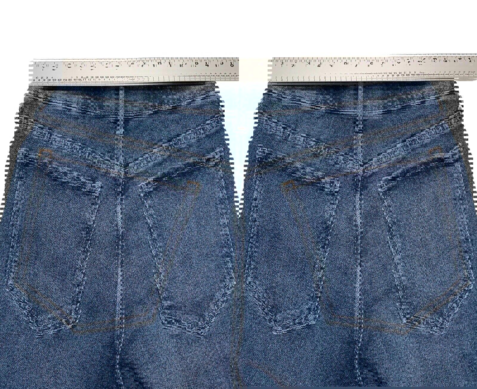 Vaqueros rectos azules de maternidad Old Navy OG talla 8 - Ajuste cómodo