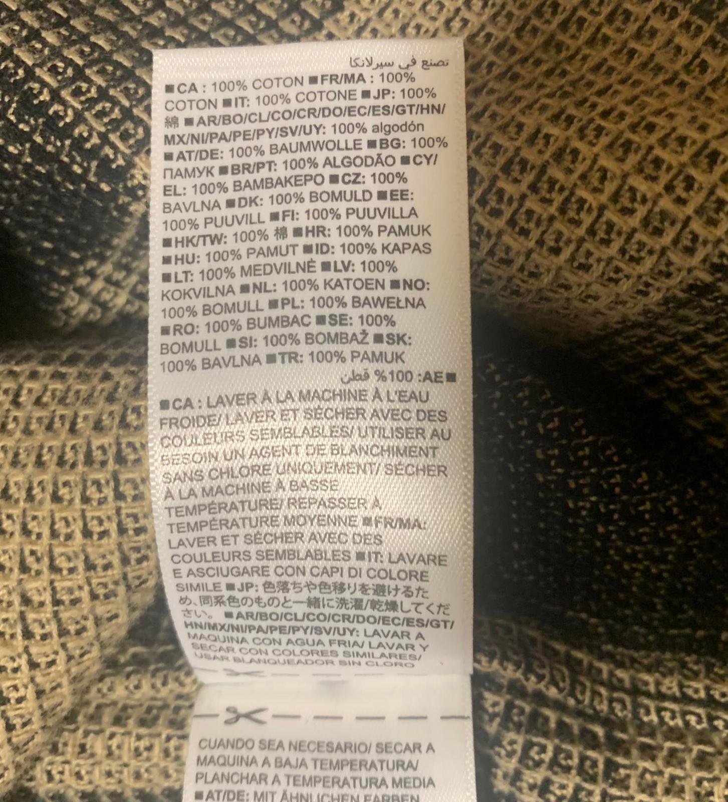 Camisa de botones de corte estándar de GAP para hombre, talla XL, color oliva y negro, con cuadros estilo búfalo