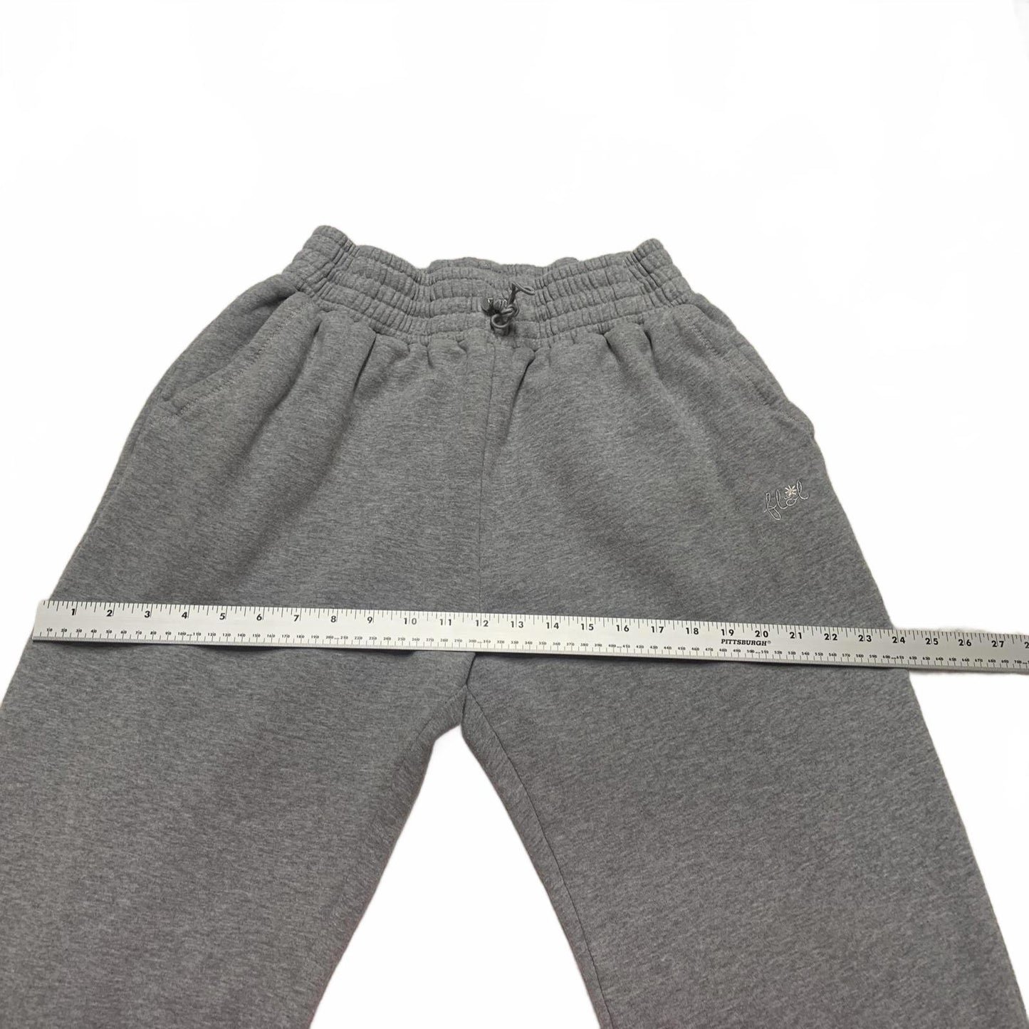 For Love & Lemons Womens Size Large Gray Cropped Jogger Pants