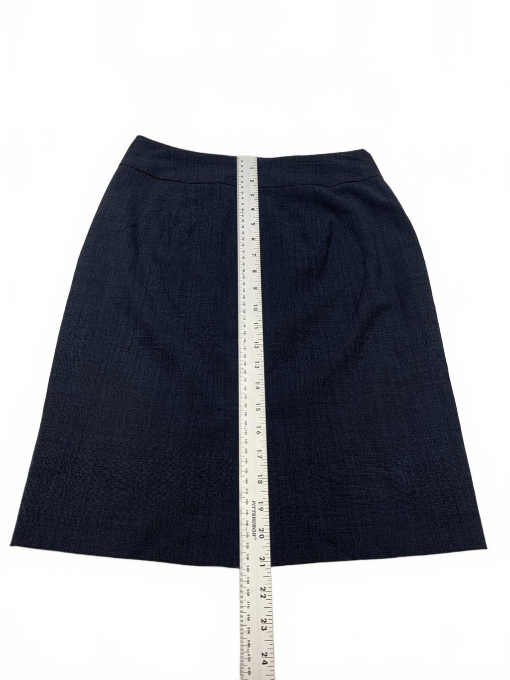 Vintage Banana Republic Womens Sz 0P Petite Navy Blue Skirt