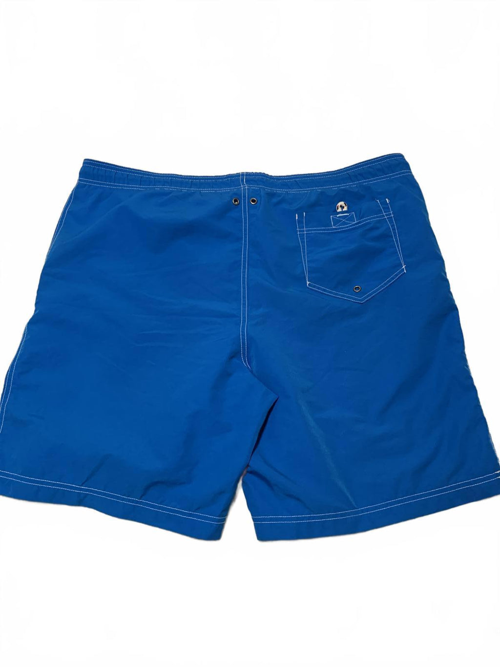 Bañador azul Lands End para hombre, talla L 36-38, con cordón en la cintura