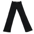 Levi's 724 Women's Size 24 Black High Rise Straight Crop Leg Jeans 23.5x 24L