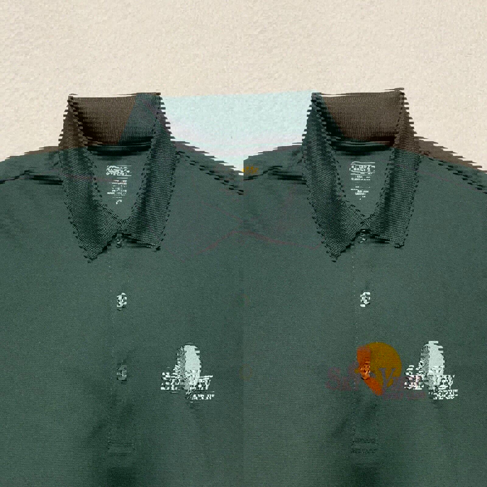 Polo Core 365 Dri-Fit verde para hombre, talla grande, absorbente de humedad y antimicrobiano