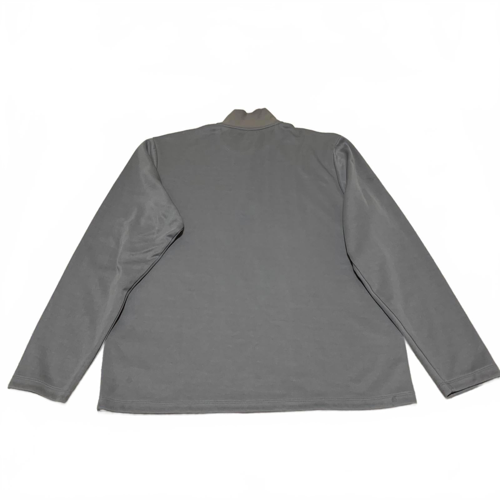 Camiseta deportiva de manga larga Alfani para hombre, talla XL, con cuello con media cremallera