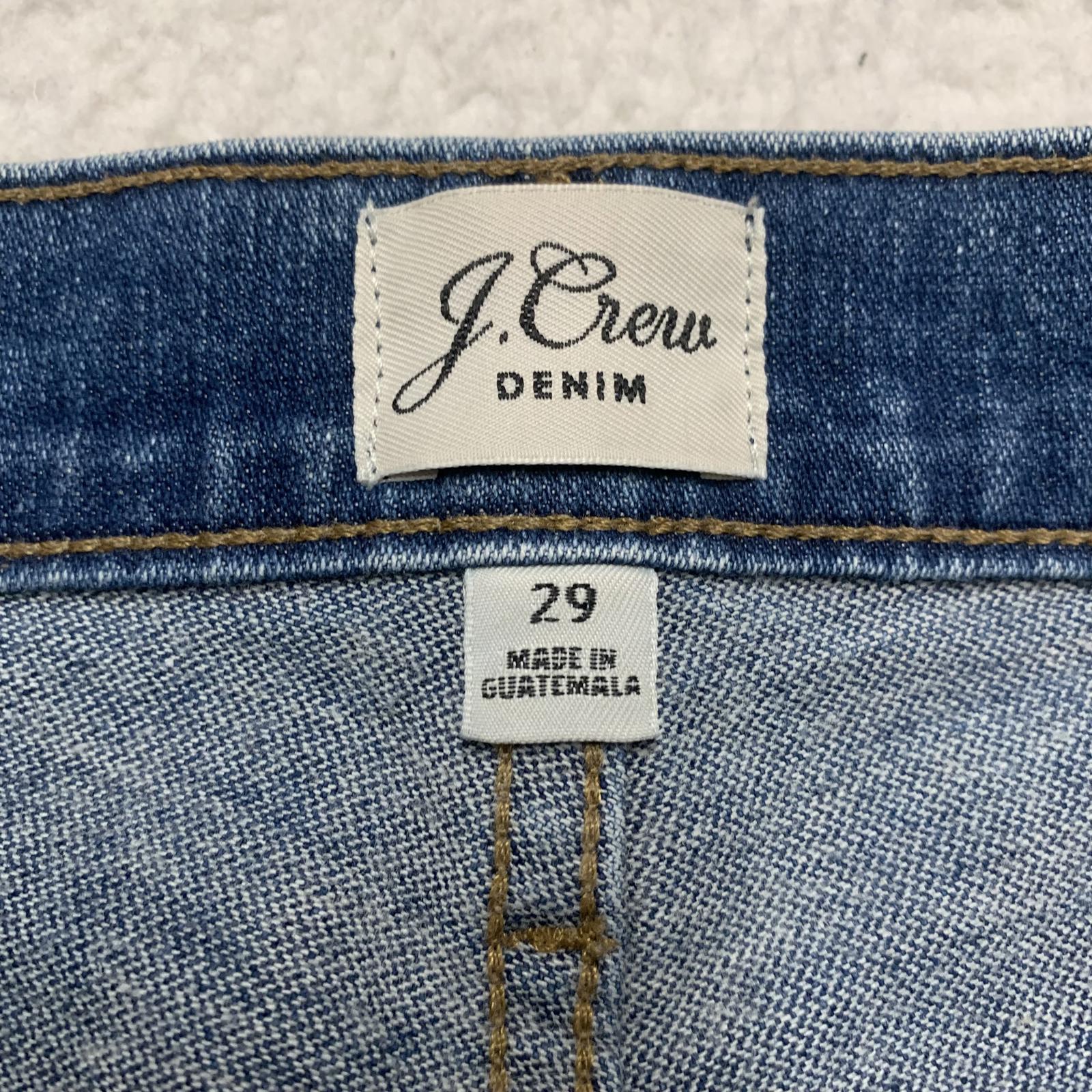 Vaqueros acampanados de mezclilla azul J.Crew para mujer, talla 29, 30 x 25,5