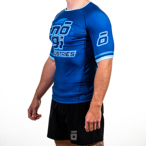 Camiseta de manga corta '7Four Rank azul 