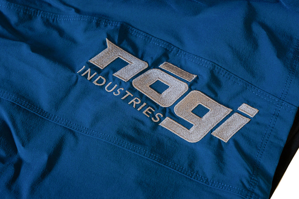 Pantalones cortos de lucha Ghost con forro premium y entrepierna de 18 cm - Azul ultramar 