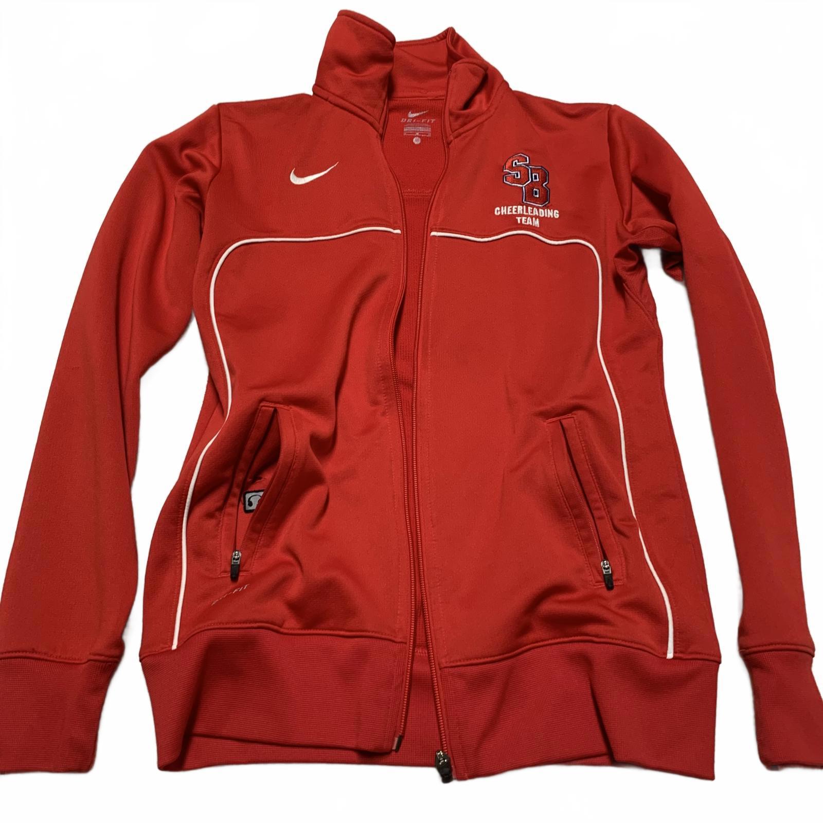 Nike Dri-Fit Men’s Size Medium Red Full-Zip Athletic Jacket