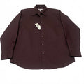 VTG 90s Calvin Klein Burgundy Polka Dot Dress Shirt